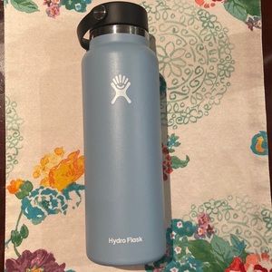 40oz Wide Mouth Water Bottle + 2 caps/lids